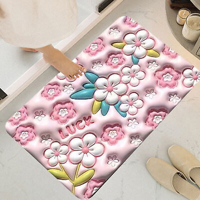3d Cartoon Printing Diatom Mud Cushion Antislip Water Absorbent Foot Pad Mat For Bathroom pic 1