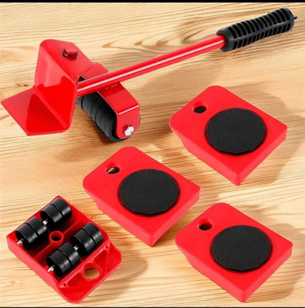 (5 In 1) Heavy Furniture Move Tool Transport Lifter Shifter Pic 6