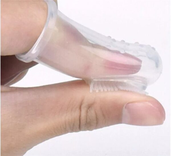 Baby Finger Toothbrush Silicon Children Teeth Clear Soft Infant Tooth Brush Pic 4