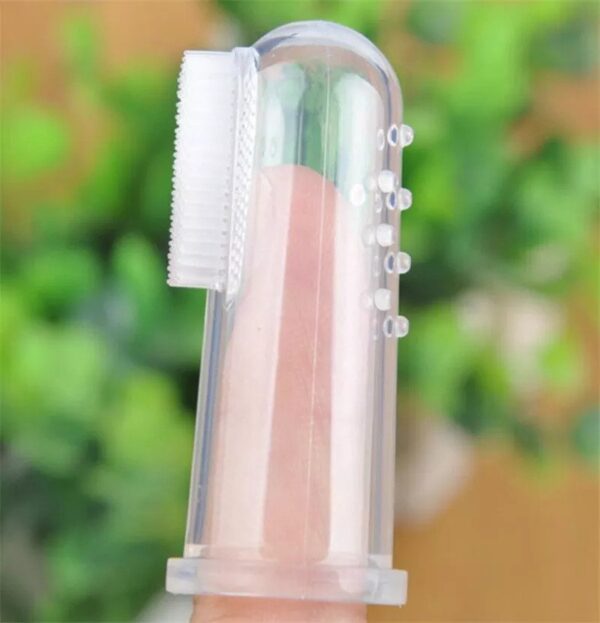 Baby Finger Toothbrush Silicon Children Teeth Clear Soft Infant Tooth Brush Pic 5