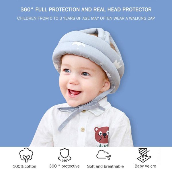 Baby Safety Helmet Adjustable & Ultra-lightweight Head Protector Pic 3