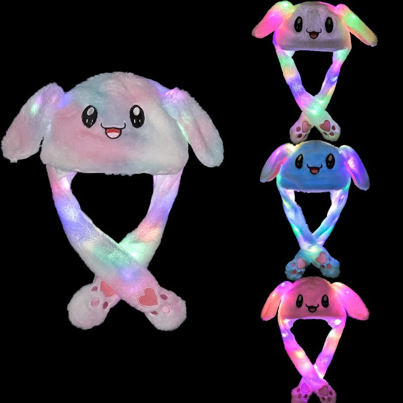 Bunny Caps Winter Plush Ear Muffs & Ear Warmers with LED Lights Pic 5