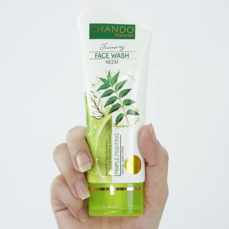 CHANDO Naturals Foaming Face Wash Neem – Pimple Fighting & Skin Purification Pic 4