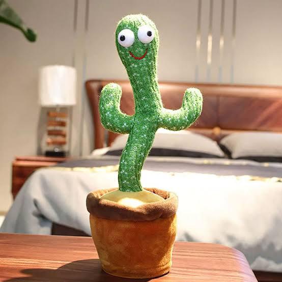 Dancing Cactus Toy Talking Tree Cactus Plush Toy Pic 1