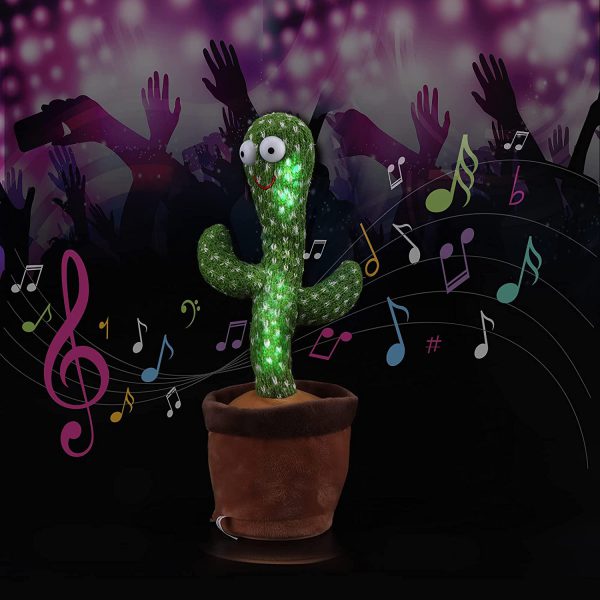 Dancing Cactus Toy Talking Tree Cactus Plush Toy Pic 4