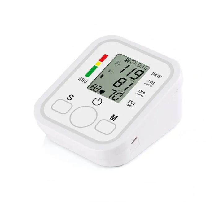 Digital Blood Pressure Monitor Fully Automatic with Heart Rate Detection Accurate Readings (Without Cell) Pic 4