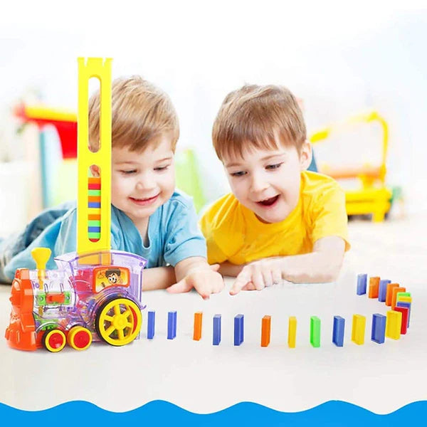 Domino Train Toy Gifts For Kids Pic 3