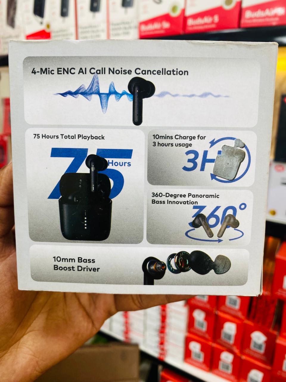 Itel Buds AcePro True Wireless Earbuds | 4-Mic ENC AI Noise Cancellation | Super Bass PIc 4