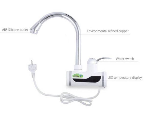 Kitchen Instant Electric Hot Water Faucet Pic 5