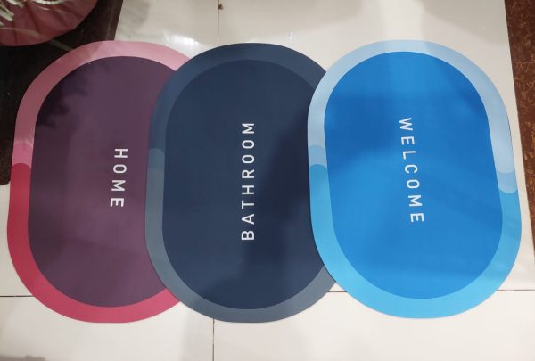 Round Bath Mat Super Absorbent Quick Drying Pic 4