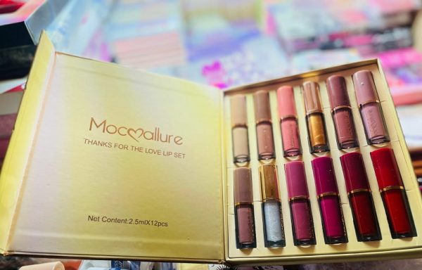12 Pcs Mocallure Transparent Clear Lip Gloss Pic 1llure-transparent-clear-lip-gloss-high-pigment-lipgloss-set-best-quality-lipgloss-set-1 Pic 3