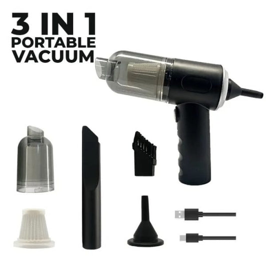 12v Portable Mini Vacuum Cleaner For Carpet Car Home Office Pet Hair Sofa Pic 1
