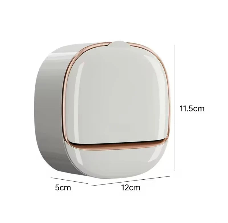 Wall Mounted Soap Holder with Drain Tray for Kitchen & Bathroom Pic 3