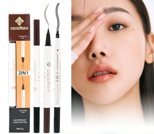 2 In 1 Gegemoon Liquid Eyebrow & Eyeliner Pencil Pic 4