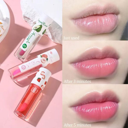 3 Pcs Dragon Ranee Natural Moisturizing & Long Lasting Lip Oil Care Balm Set Pic 1