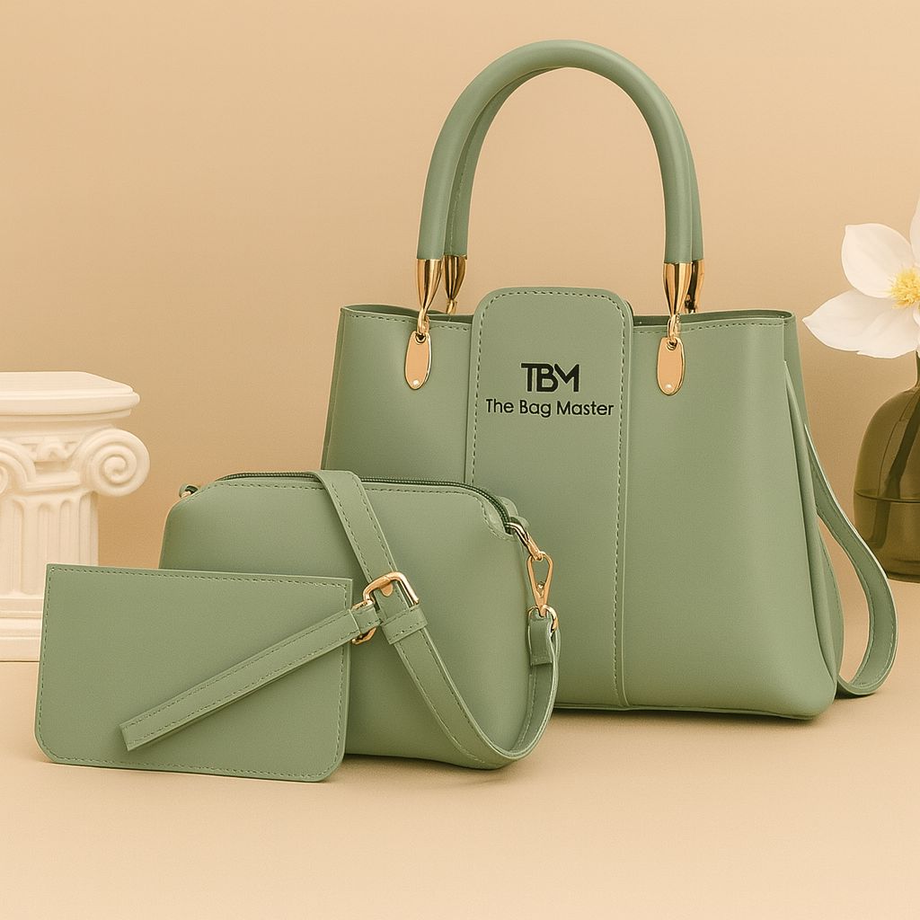 3 Pieces Ladies Handbag - Premium Quality Pic 5