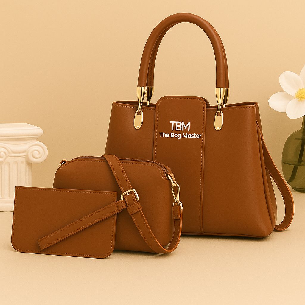3 Pieces Ladies Handbag - Premium Quality Pic 8
