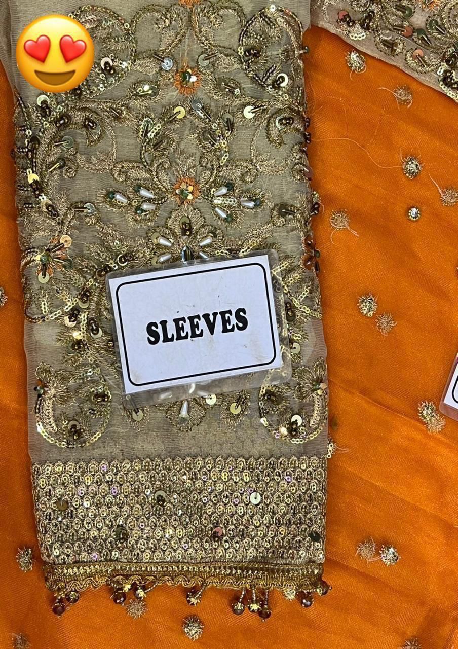 Maxi Orange color sleeves