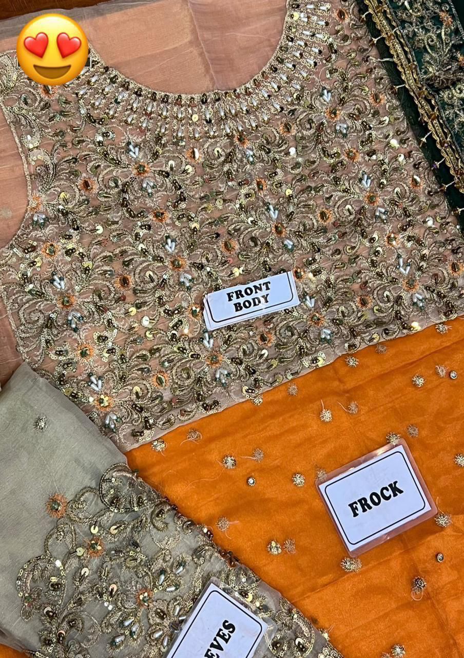 Maxi Orange color frock