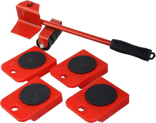 (5 In 1) Heavy Furniture Move Tool Transport Lifter Shifter Pic 1