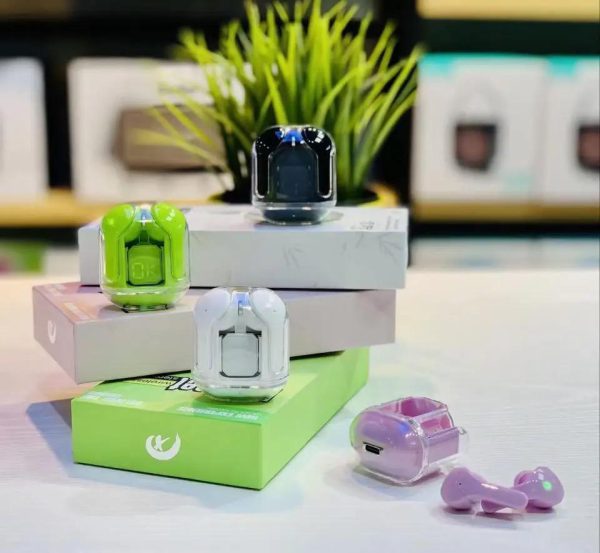 Air31 Earbuds Wireless Crystal Transparent Body Pic 4