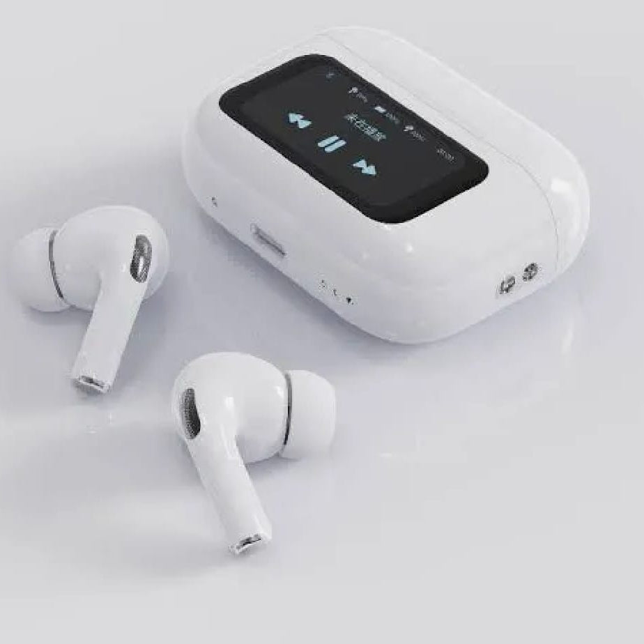 Airpods Pro A9 ANC ENC Double Dark Noise Reduction Bluetooth Wireless Earbuds With Battery Display Pic 3
