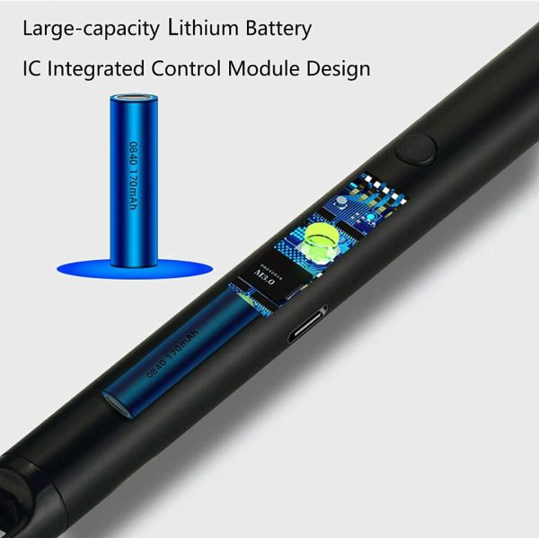 Arc Lighter With Usb Charging flameless led Battery Display safety Switch Pic 3