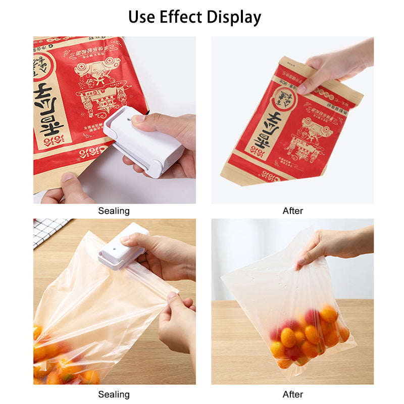 Bag Sealing Machine Food Packaging Kitchen Storage Bag Clips Pic 1