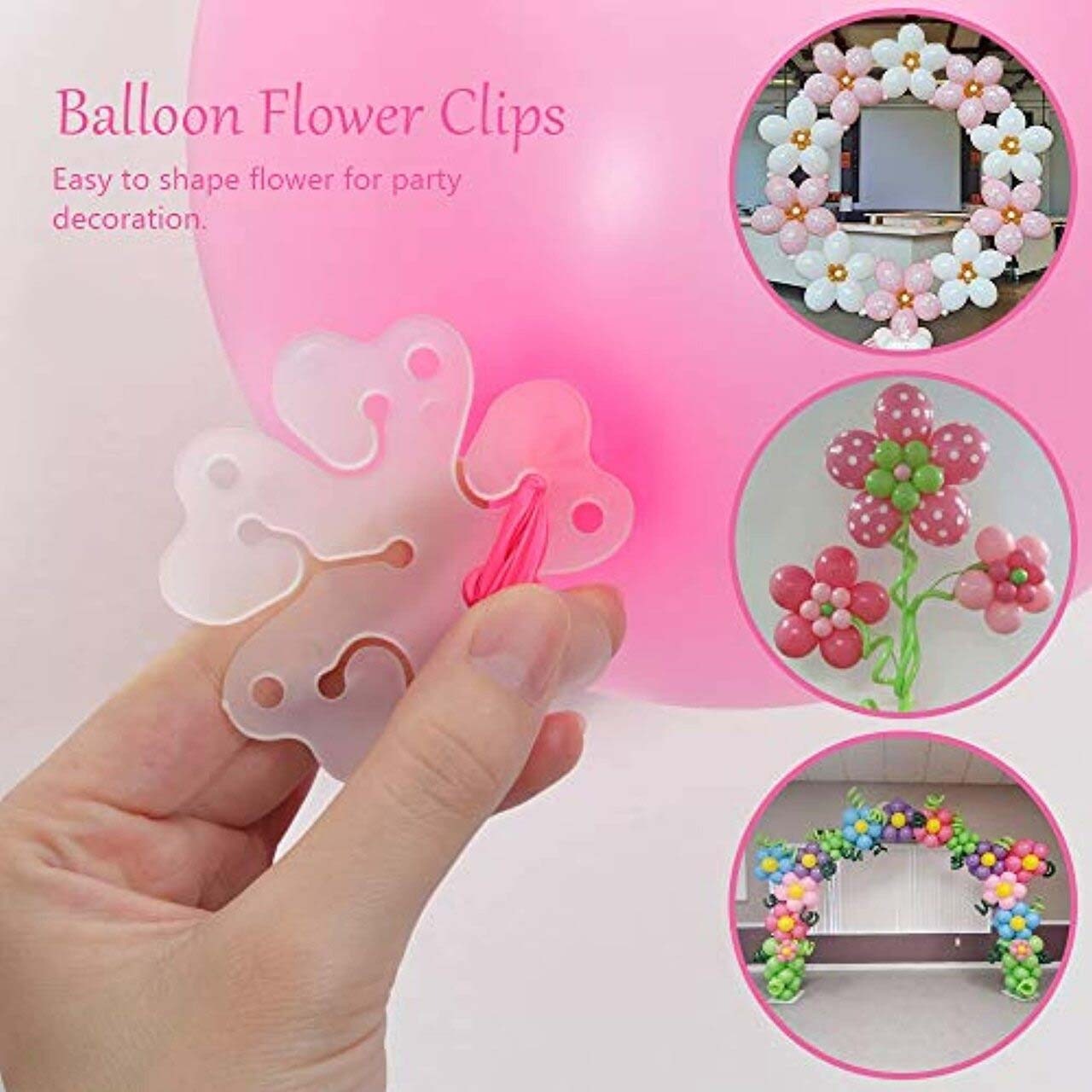 Colorful balloon flower decorations for events