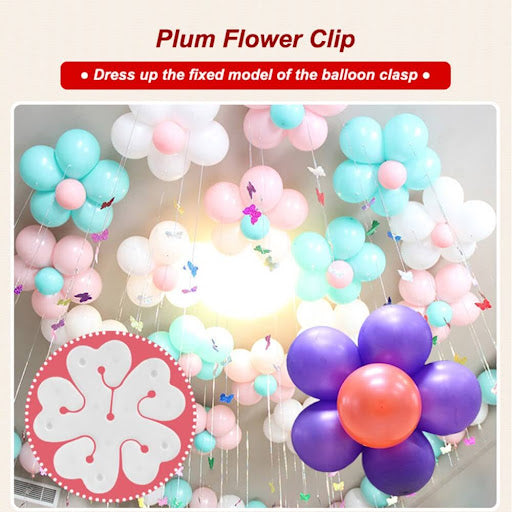 Pink balloon flower arrangement for birthday party