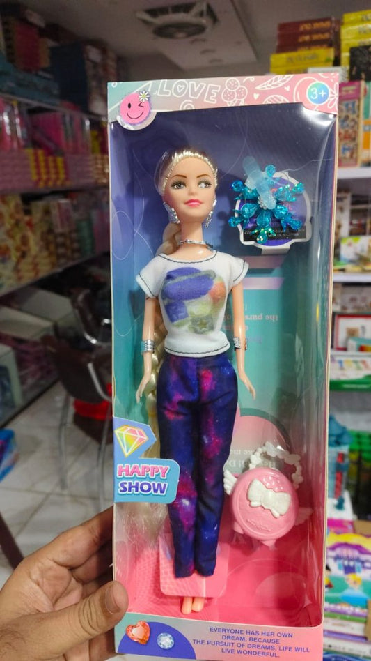Beautiful Flexible Doll Long Hair Doll for Kids Pic 1