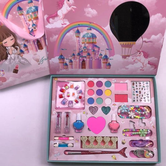 Beauty Makeup Kit For Doll Girls Children’s Cosmetics Makeup Box Pic 1