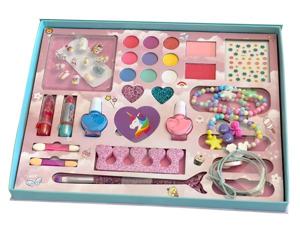 Beauty Makeup Kit For Doll Girls Children’s Cosmetics Makeup Box Pic 3