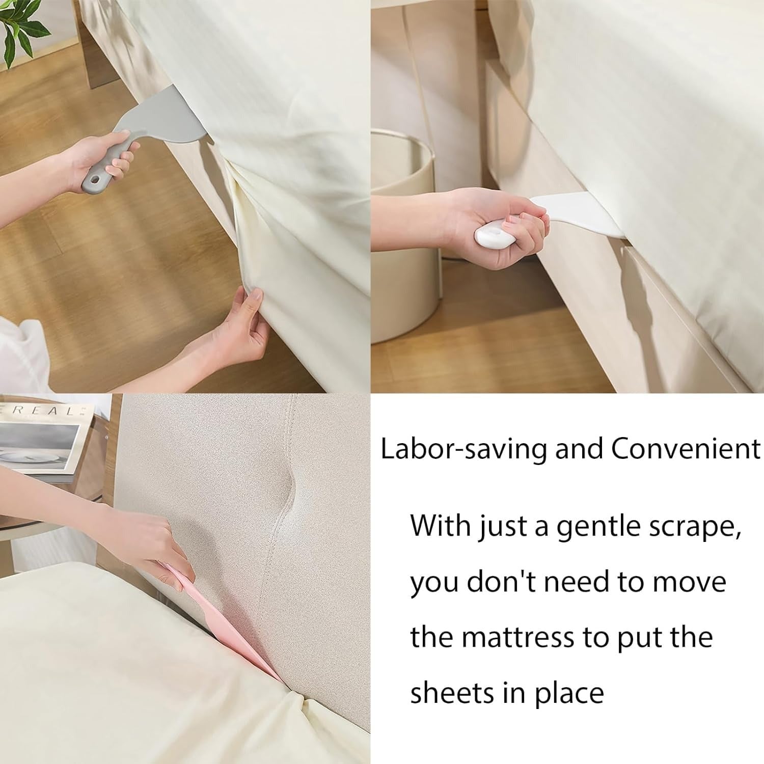 Bed Sheet Tucker Easy Bed Making Tool for Neat Wrinkle Free Sheets Pic 6