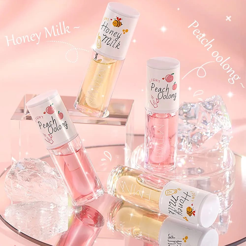 Big Brush Lip Oil Hydrating Liquid Lip Gloss Nourishing Formula Beautiful Shades Of Pink For Soft And Glossy Lips Pic 5