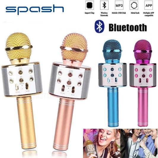 Bluetooth Wireless Karaoke Microphone Mic High Sound Rechargeable Pic 1