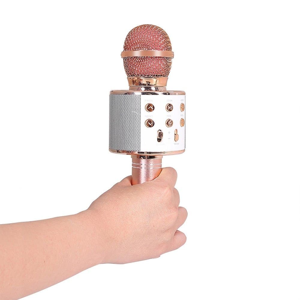 Bluetooth Wireless Karaoke Microphone Mic High Sound Rechargeable Pic 2