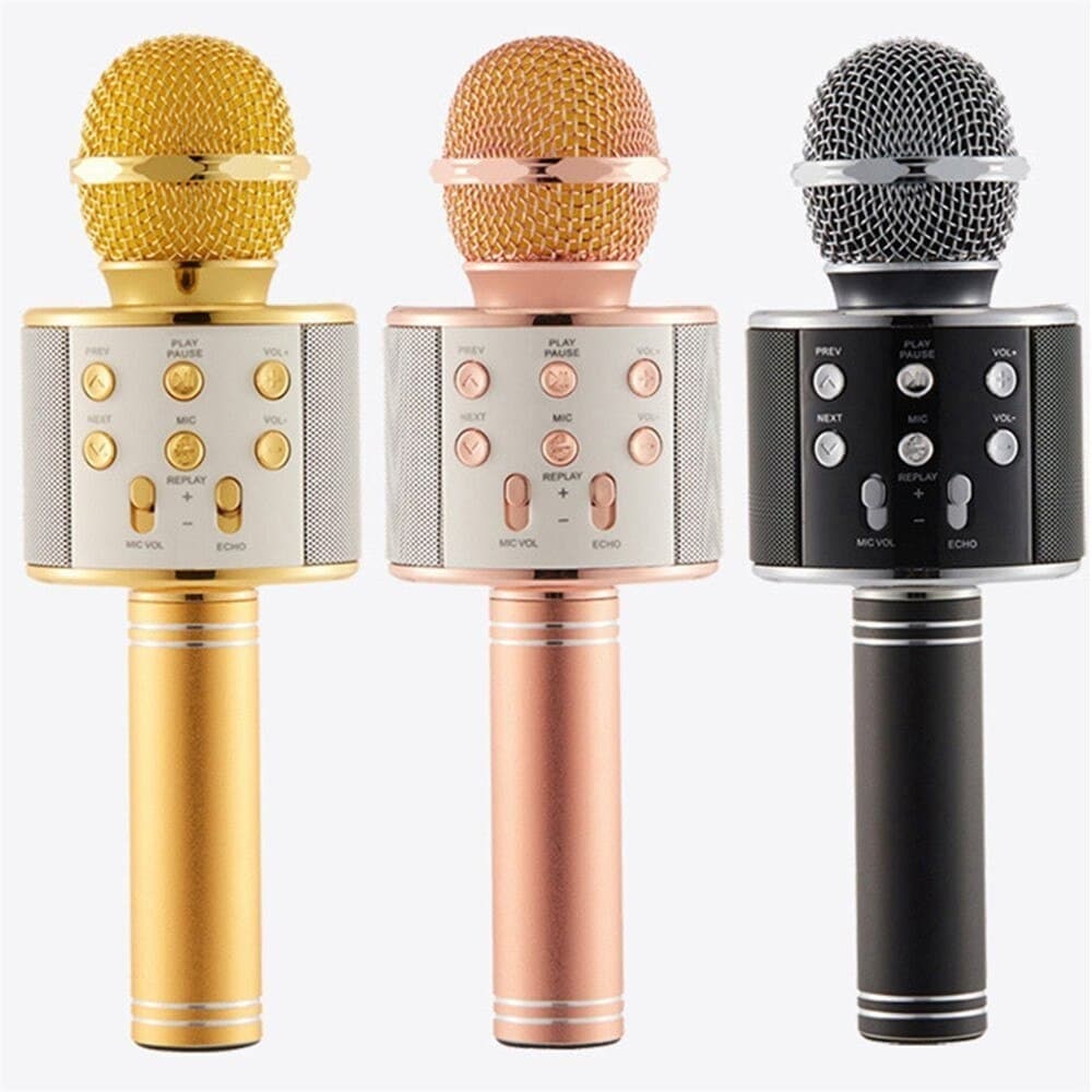 Bluetooth Wireless Karaoke Microphone Mic High Sound Rechargeable Pic 6