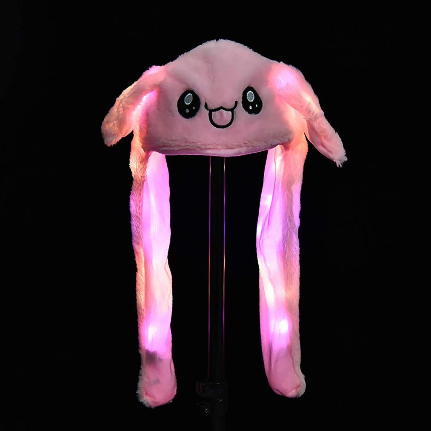 Bunny Caps Winter Plush Ear Muffs & Ear Warmers with LED Lights Pic 3