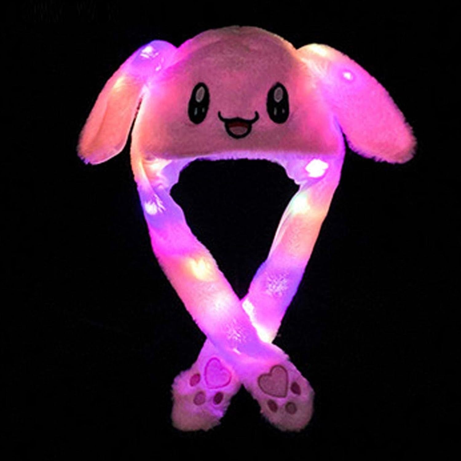 Bunny Caps Winter Plush Ear Muffs & Ear Warmers with LED Lights Pic 4
