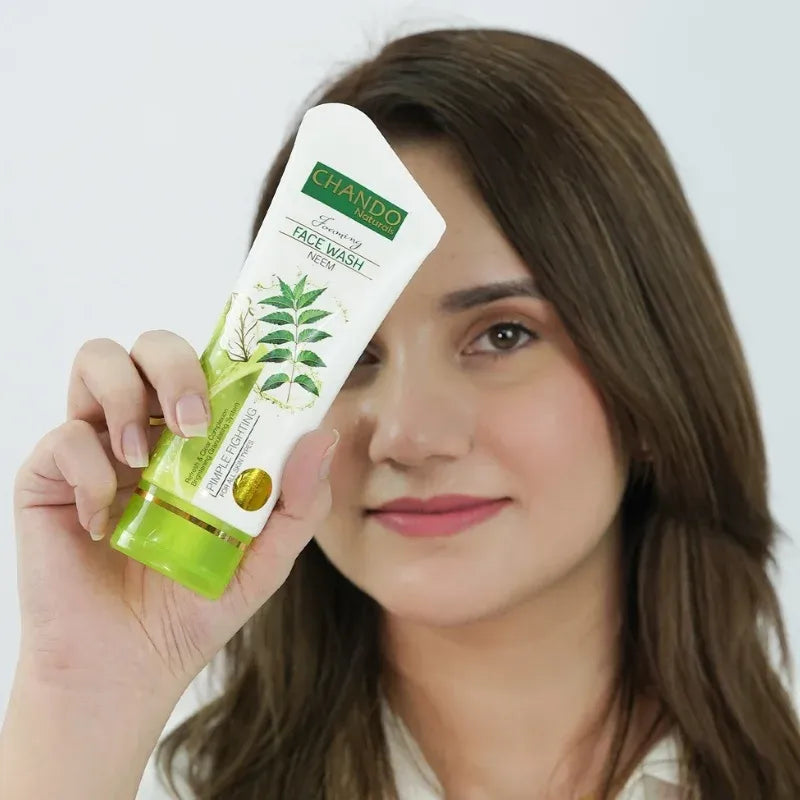 CHANDO Naturals Foaming Face Wash Neem – Pimple Fighting & Skin Purification Pic 2