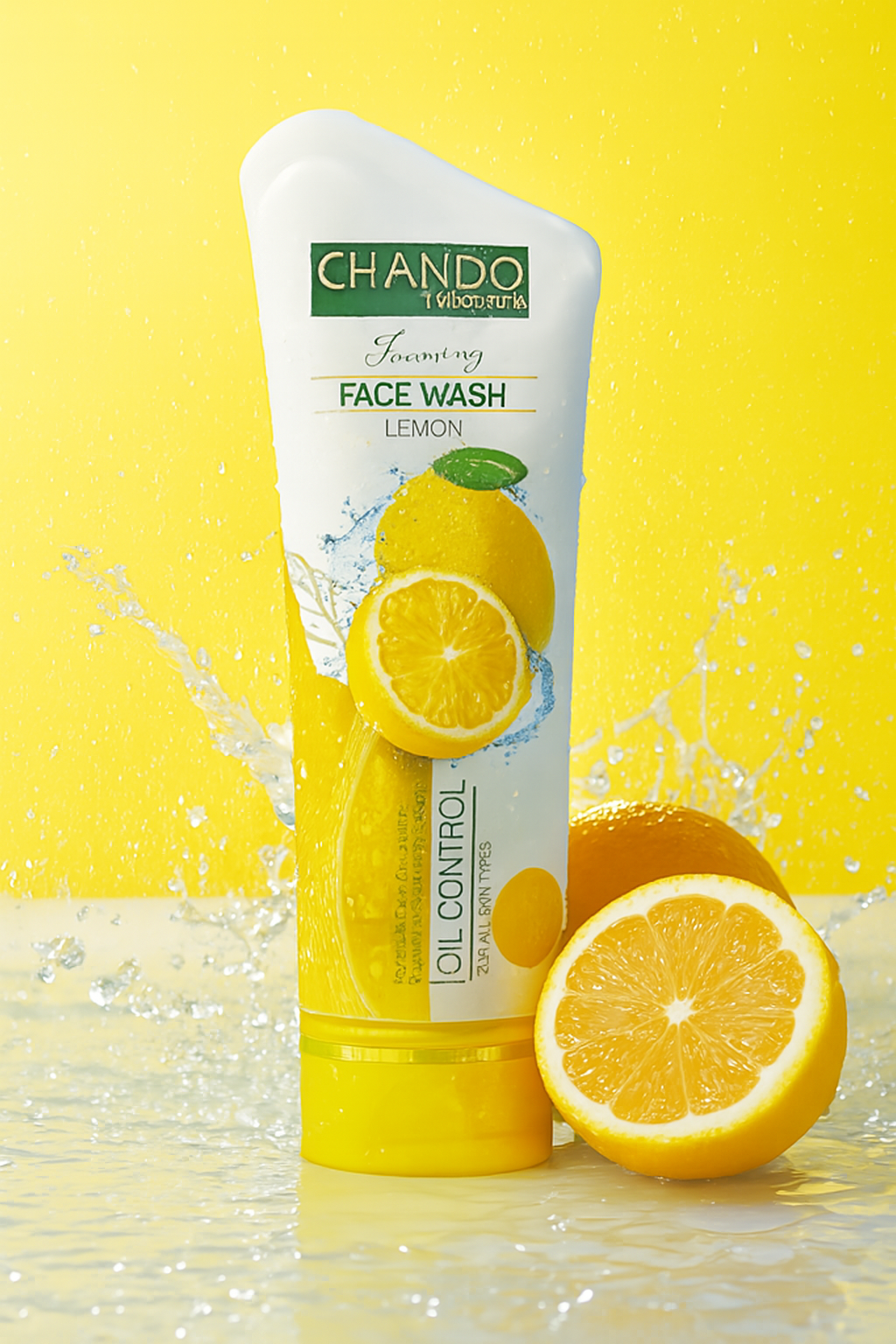 Chando Natural Foaming Face Wash Lemon – Oil Control & Refreshing Cleanser for All Skin Types (100g) Pic 2