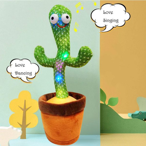 Dancing Cactus Toy Talking Tree Cactus Plush Toy Pic 3