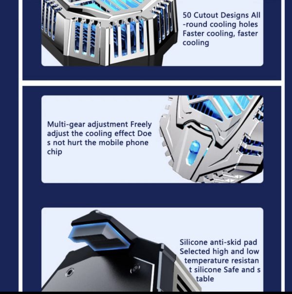 Ds 01 Original Mobile Cooler Magnetic Fan Pic 5