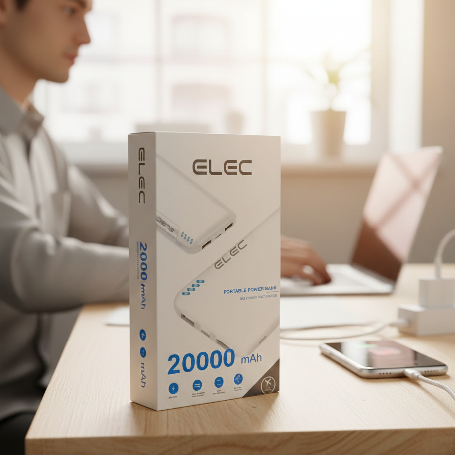 Elec 20000mAh Power Bank Providing High Capacity Charging With Reliable Performance Pic 2