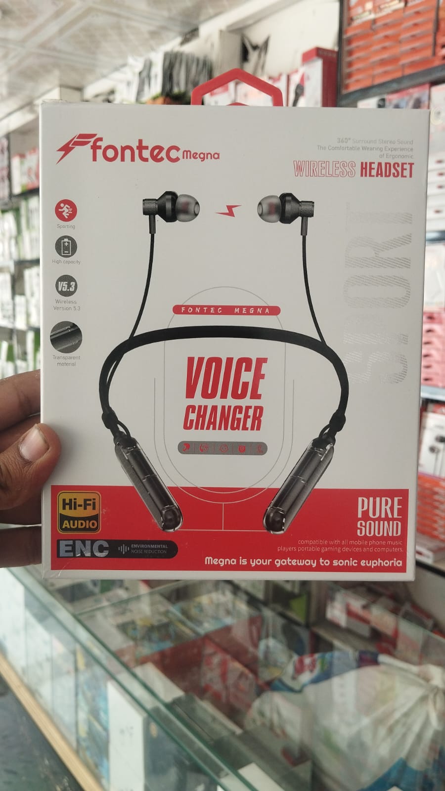 Fontec Magna voice changer headset neckband