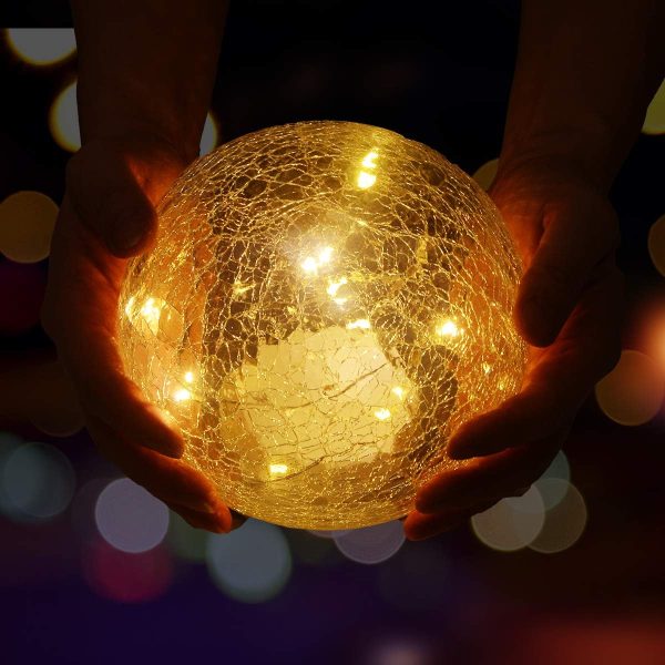 Globe Ball Led Lamp Battery Operated Pic 5