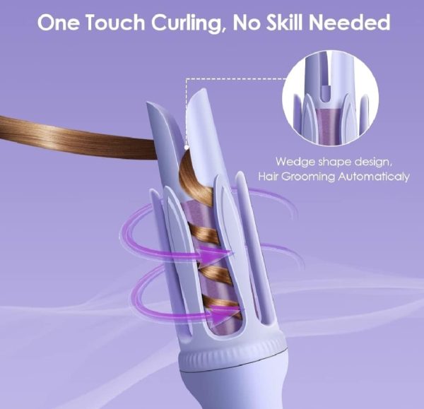 Hair Curler, 32mm Automatic Curling Iron, 3 Adjustable Temperatures Pic 4