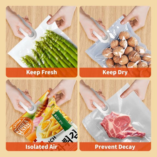 Heat Sealing Machine 2 In 1 Cutting And Sealer Usb Rechargeable Pic 2