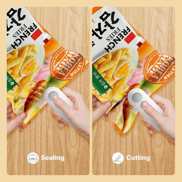 Heat Sealing Machine 2 In 1 Cutting And Sealer Usb Rechargeable Pic 5